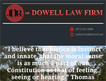 Tablet Screenshot of jdowell.net